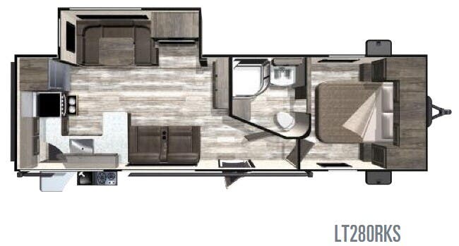 View 2019 Highland Ridge Open Range Light LT280RKS complete specs and manufacturer brochures