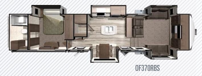 View 2019 Highland Ridge Open Range OF370RBS complete specs and manufacturer brochures