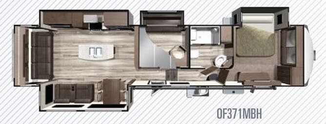 View 2019 Highland Ridge Open Range OF371MBH complete specs and manufacturer brochures