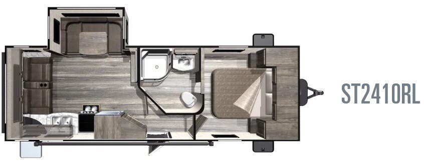 View 2019 Highland Ridge Silverstar Lite ST2410RL complete specs and manufacturer brochures