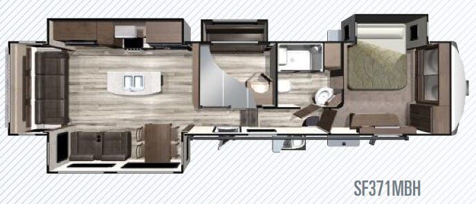 View 2019 Highland Ridge Silverstar SF371MBH complete specs and manufacturer brochures