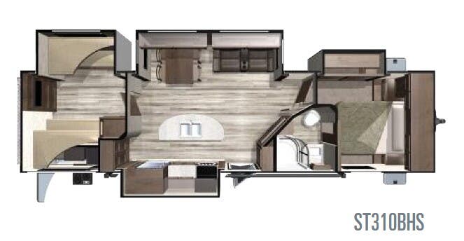 View 2019 Highland Ridge Silverstar ST310BHS complete specs and manufacturer brochures