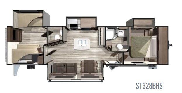 View 2019 Highland Ridge Silverstar ST328BHS complete specs and manufacturer brochures