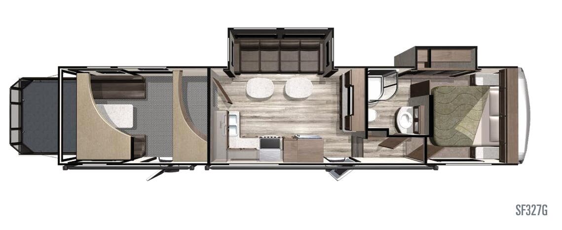 View 2019 Highland Ridge Silverstar THX SF327G complete specs and manufacturer brochures