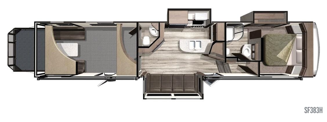 View 2019 Highland Ridge Silverstar THX SF383H complete specs and manufacturer brochures