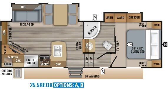 View 2019 Jayco Eagle HT 25.5REOK complete specs and manufacturer brochures