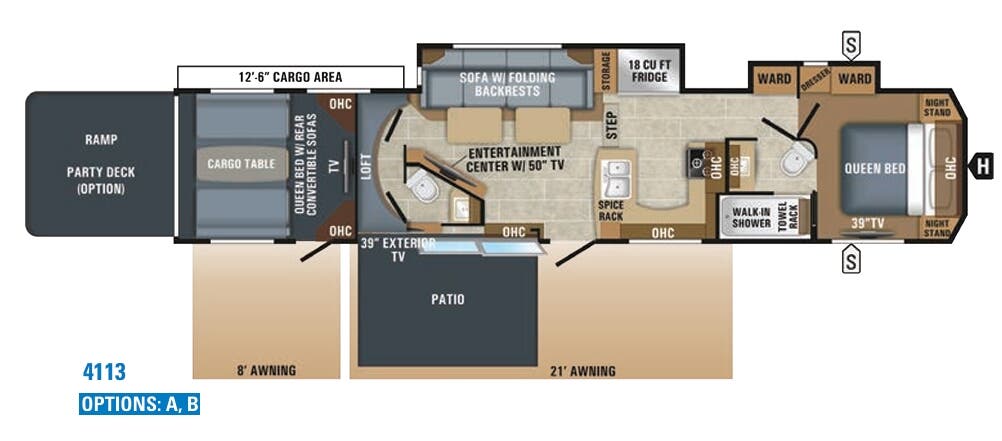 View 2019 Jayco Seismic 4113 complete specs and manufacturer brochures