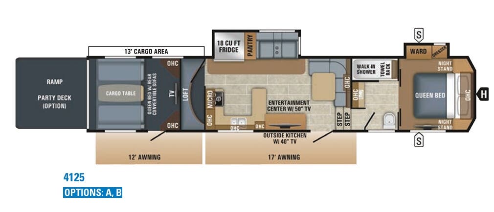 View 2019 Jayco Seismic 4125 complete specs and manufacturer brochures