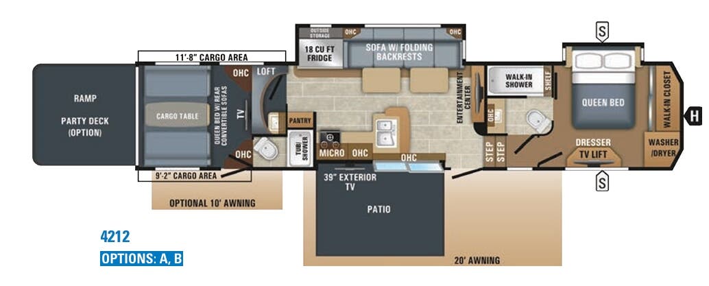 View 2019 Jayco Seismic 4212 complete specs and manufacturer brochures