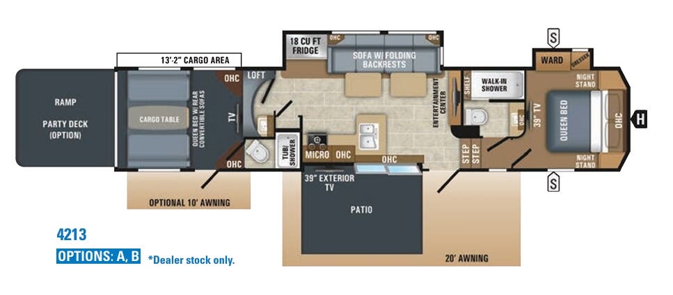View 2019 Jayco Seismic 4213 complete specs and manufacturer brochures