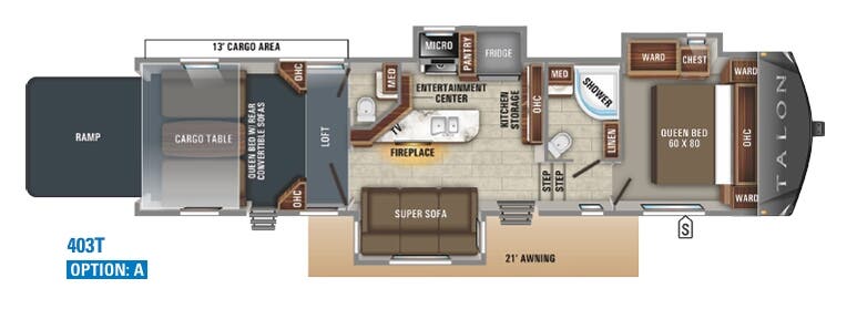 View 2019 Jayco Talon Platinum 403T complete specs and manufacturer brochures