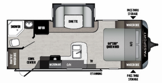 View 2019 Keystone Passport Grand Touring (GT) 2210RBWE complete specs and manufacturer brochures