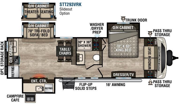 View 2019 Venture RV SportTrek Touring Edition STT293VRK complete specs and manufacturer brochures