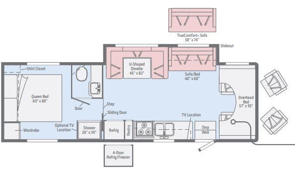 View 2019 Winnebago Minnie Winnie 31K complete specs and manufacturer brochures