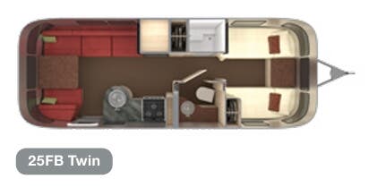 View 2020 Airstream International Serenity 25FB Twin complete specs and manufacturer brochures