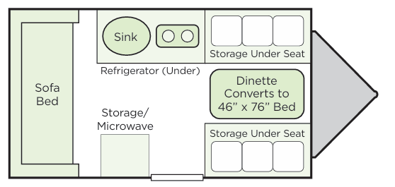 View 2020 Aliner 35th Anniversary Base complete specs and manufacturer brochures