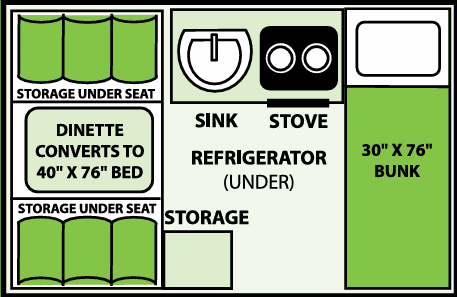 View 2020 Aliner Ranger 10 Bunk complete specs and manufacturer brochures