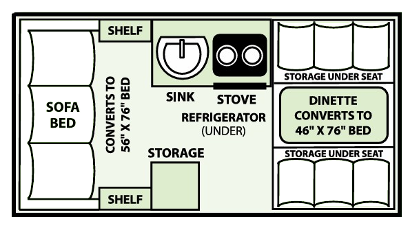 View 2020 Aliner Ranger 12 Base complete specs and manufacturer brochures