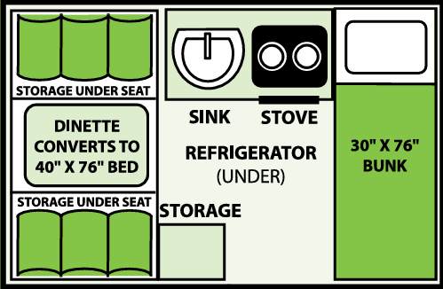 View 2020 Aliner Titanium 10 complete specs and manufacturer brochures