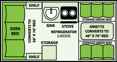View 2020 Aliner Titanium 12 complete specs and manufacturer brochures