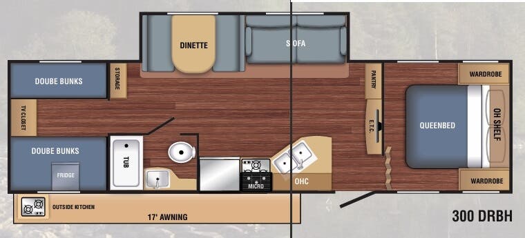 View 2020 Braxton Creek BX 300DRBH complete specs and manufacturer brochures