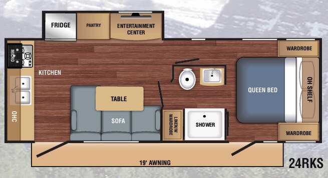 View 2020 Braxton Creek LX 24RKS complete specs and manufacturer brochures