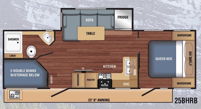 View 2020 Braxton Creek LX 25BHRB complete specs and manufacturer brochures