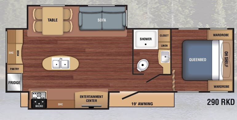 View 2020 Braxton Creek LX 290RKD complete specs and manufacturer brochures