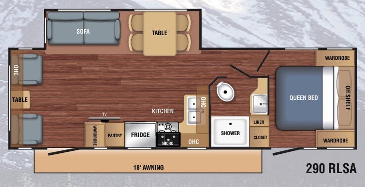 View 2020 Braxton Creek LX 290RLSA complete specs and manufacturer brochures