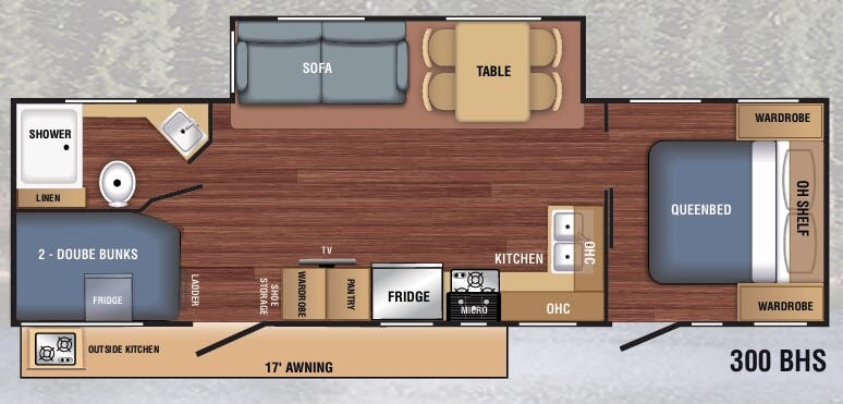 View 2020 Braxton Creek LX 300BHS complete specs and manufacturer brochures