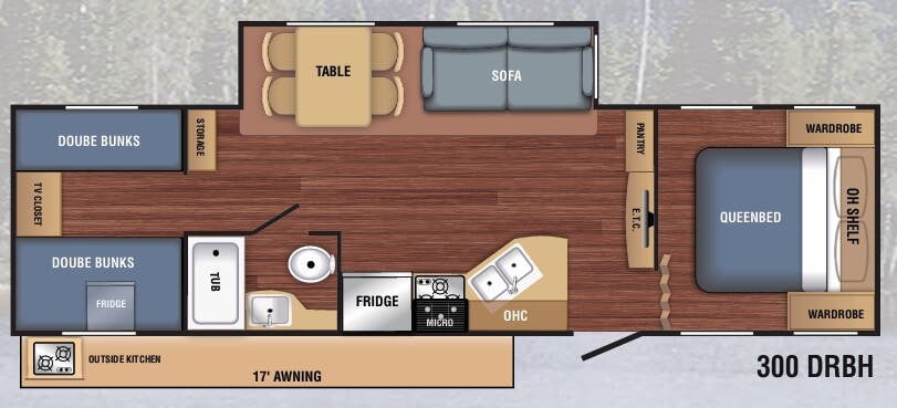 View 2020 Braxton Creek LX 300DRBH complete specs and manufacturer brochures
