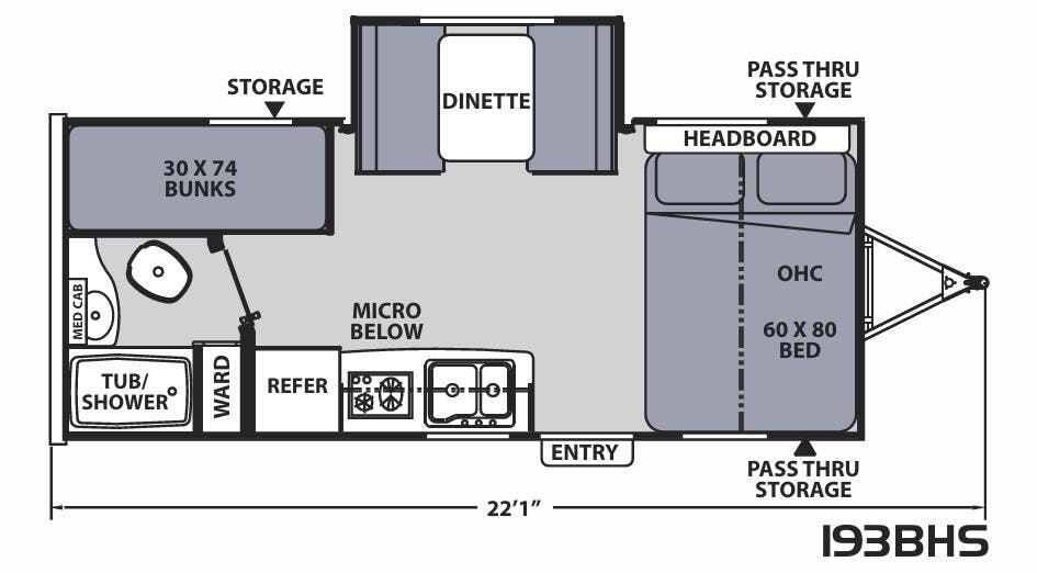 View 2020 Coachmen Apex Nano 193BHS complete specs and manufacturer brochures