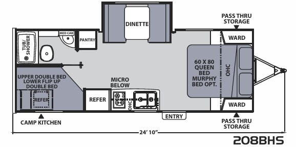 View 2020 Coachmen Apex Nano 208BHS complete specs and manufacturer brochures
