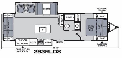 View 2020 Coachmen Apex Ultra-Lite 293RLDS complete specs and manufacturer brochures