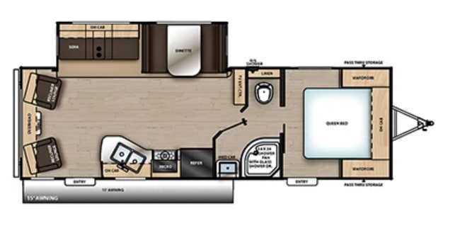 View 2020 Coachmen Catalina Legacy Edition 263RLS complete specs and manufacturer brochures
