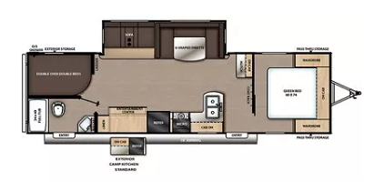 View 2020 Coachmen Catalina Legacy Edition 283DDSCK complete specs and manufacturer brochures