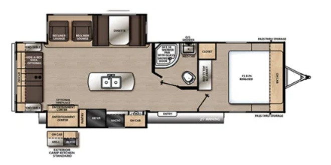 View 2020 Coachmen Catalina Legacy Edition 293RLDS complete specs and manufacturer brochures