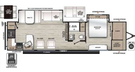 View 2020 Coachmen Catalina Legacy Edition 303RKDS complete specs and manufacturer brochures