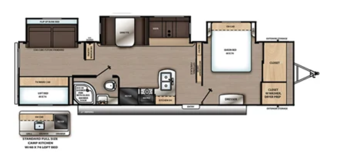 View 2020 Coachmen Catalina Legacy Edition 343BHTS complete specs and manufacturer brochures