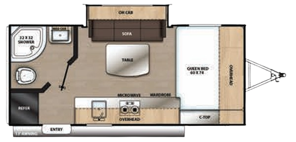 View 2020 Coachmen Catalina Summit Series 7 174FQS complete specs and manufacturer brochures