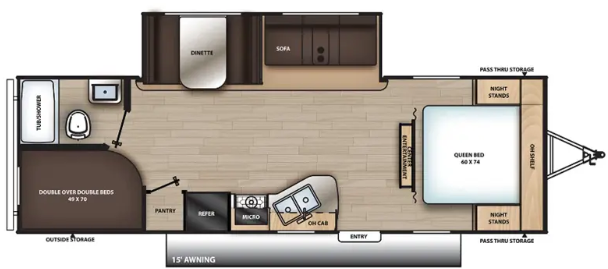 View 2020 Coachmen Catalina Summit Series 8 261BH complete specs and manufacturer brochures