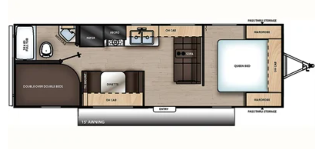 View 2020 Coachmen Catalina Summit Series 8 261BHS complete specs and manufacturer brochures