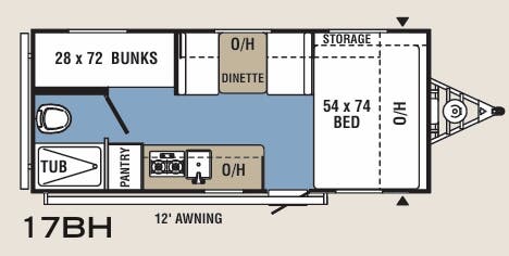 View 2020 Coachmen Clipper 17BH complete specs and manufacturer brochures