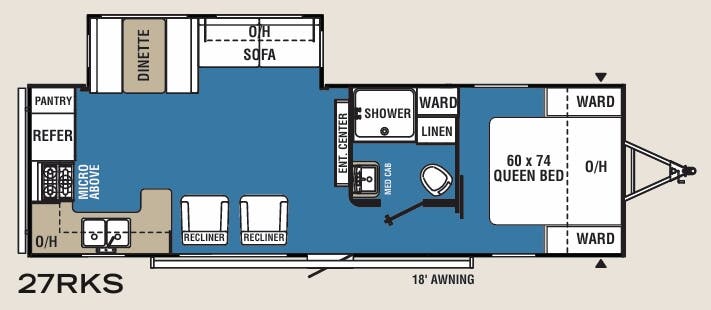 View 2020 Coachmen Clipper 27RKS complete specs and manufacturer brochures