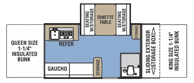 View 2020 Coachmen Clipper Classic 1285SST complete specs and manufacturer brochures