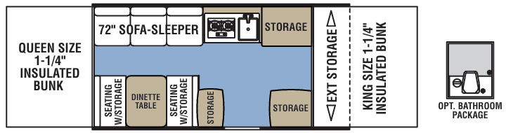 View 2020 Coachmen Clipper Sport 125ST complete specs and manufacturer brochures