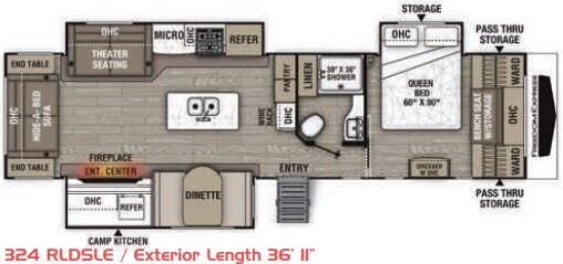 View 2020 Coachmen Freedom Express Maple Leaf Edition 324 RLDSLE complete specs and manufacturer brochures