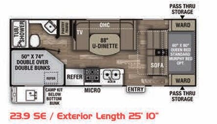 View 2020 Coachmen Freedom Express Select 23.9 SE complete specs and manufacturer brochures