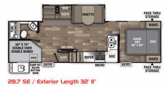 View 2020 Coachmen Freedom Express Select 28.7 SE complete specs and manufacturer brochures