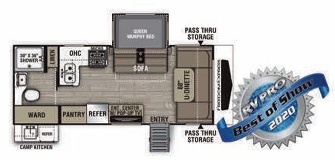 View 2020 Coachmen Freedom Express Ultra Lite 195 RBS complete specs and manufacturer brochures